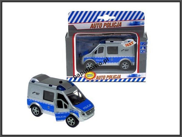 Samochód  policyjny Van 11cm z głosem (HKG087)