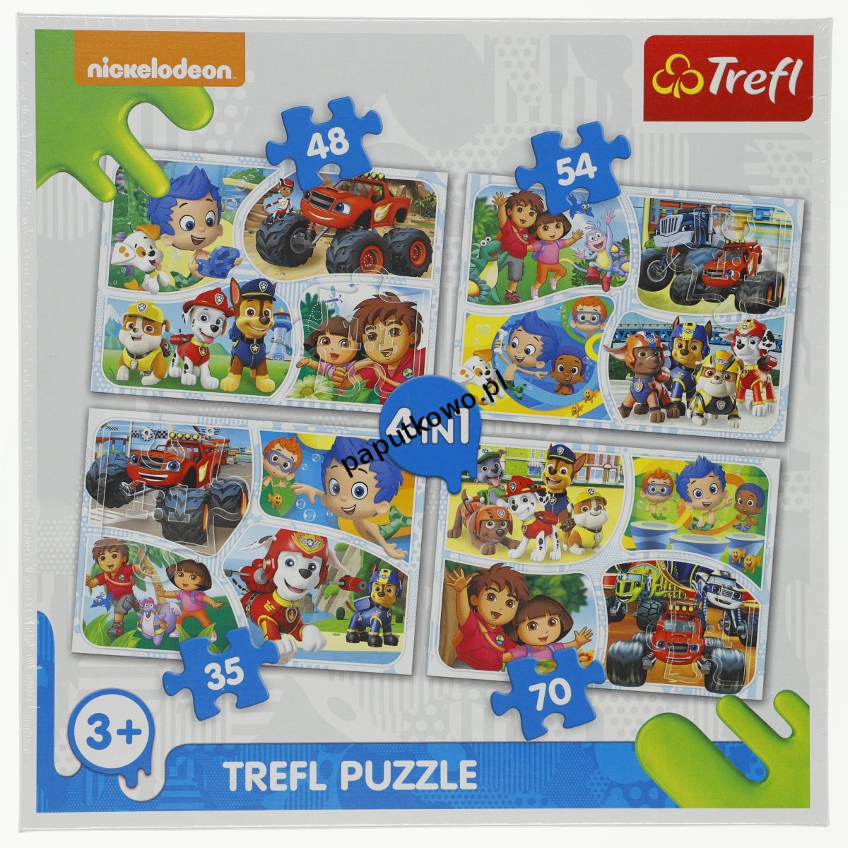 Puzzle Trefl wspólna zabawa 4w1 4w1 el. (34292)