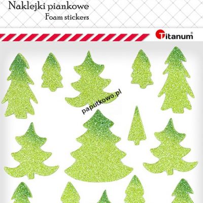 Naklejka (nalepka) Titanum Craft-fun Craft-Fun Series piankowe choinki (176661) 1