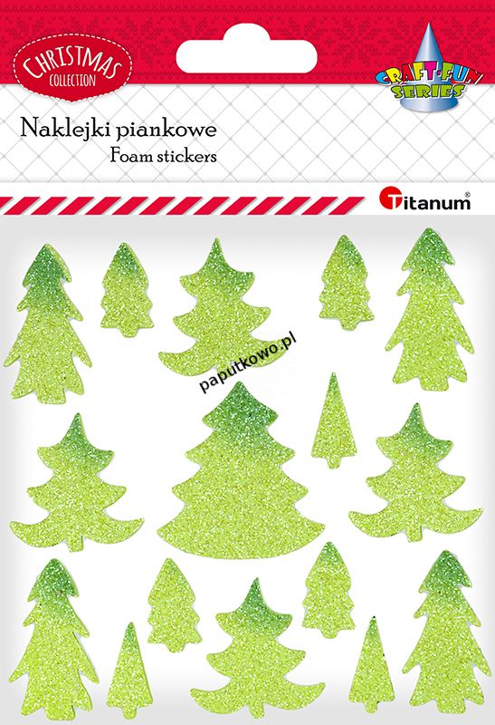 Naklejka (nalepka) Titanum Craft-fun Craft-Fun Series piankowe choinki (176661)