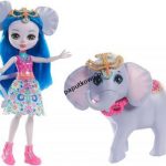 Lalka Barbie enchantimals + zwierzę (fky72) 1