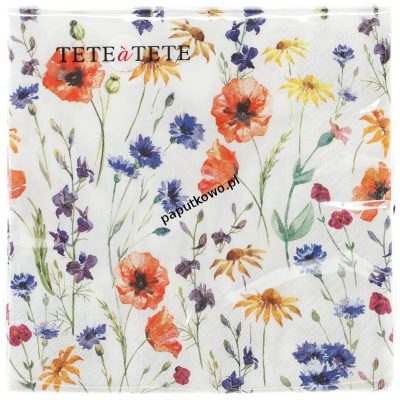 Serwetki Paw field flowers kolor: mix 330 mm x 330 mm (tl567000)