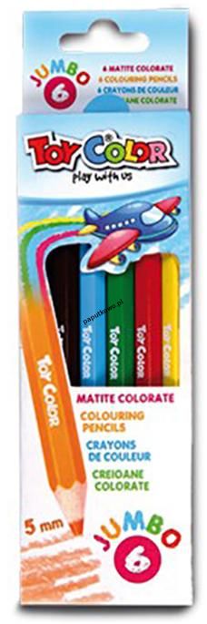 Kredki ołówkowe Toy Color 6 kol. (TOY/062)