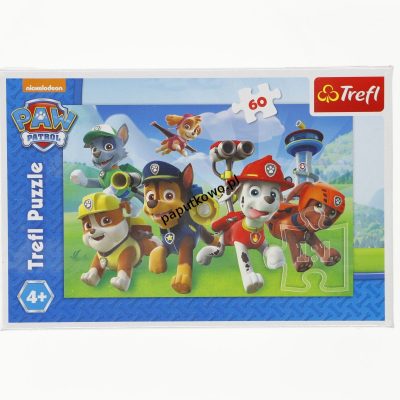 Puzzle Trefl Psi Patrol 60 szt gotowi do akcji 60 el