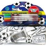 Zestaw kreatywny Stnux piórnik football (STN-34-10) 1