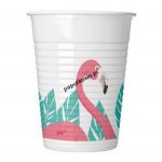 Kubek jednorazowy Godan flamingo 200 ml (89593)
