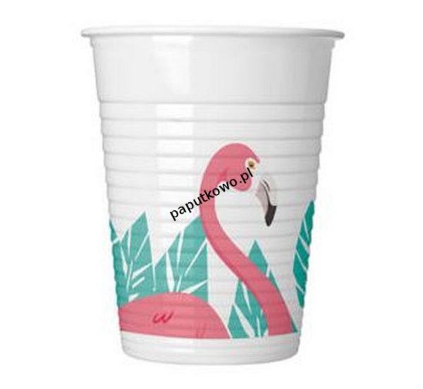 Kubek jednorazowy Godan flamingo 200 ml (89593)