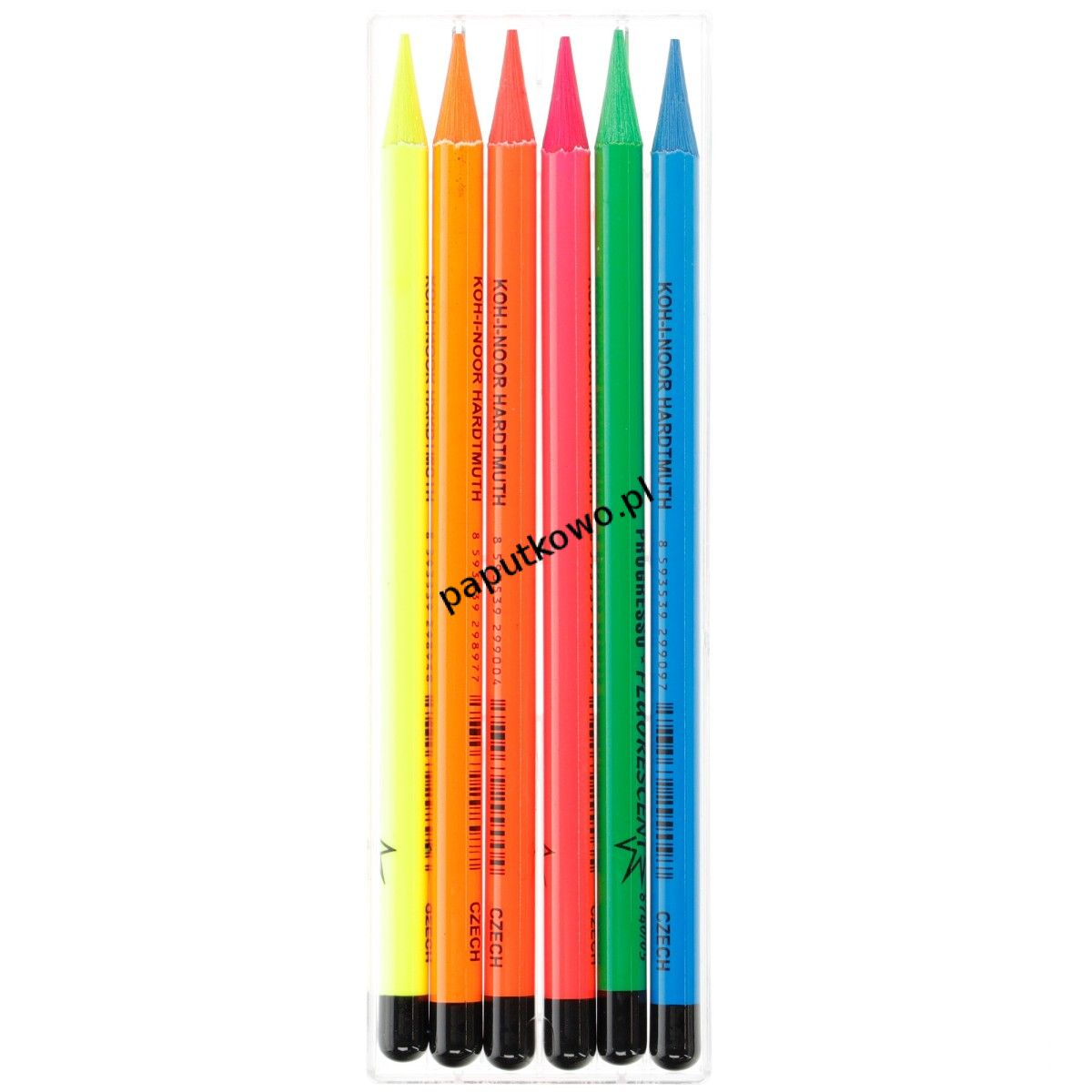 Kredki ołówkowe Koh-I-Noor progresso 6 kolorów 6 kol. (8741)