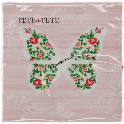 Serwetki Paw sweet butterfly kolor: mix 330 mm x 330 mm (TL697000) 1