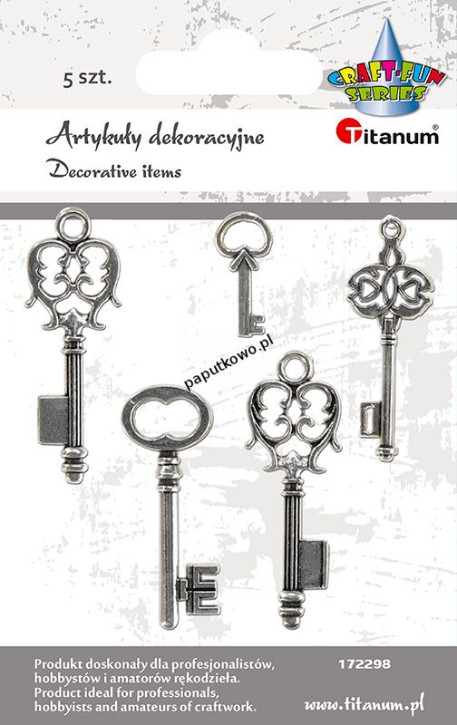 Zestaw kreatywny Titanum Craft-fun Craft-Fun Series klucze 5 szt (172298)
