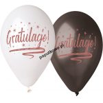 Balon gumowy premium hel gratulacje mix 5 szt (GMS120/797) 1