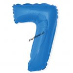 Balon foliowy Godan cyfra 7 niebieski 35 cm (FG-C35N7)