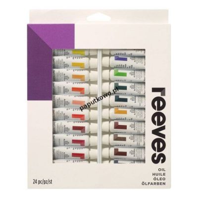 Farba olejna Reeves 24 x 10 ml kolor: (różne) 240 ml 24 kol. (8591008)