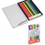 Kredki ołówkowe Fiorello Super Soft 12 kolorów + 2 gratis (170-1374) 1