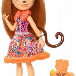 Lalka Barbie enchantimals + zwierzę domowe 175 mm (fnh22) 1