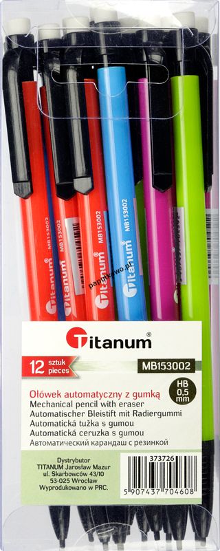 Ołówek automatyczny Titanum NEON 0,5 mm (MB153002)