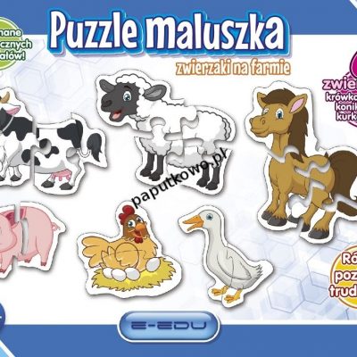 Puzzle Artyk PUZZLE MALUSZKA ZWIERZAKI NA FARMIE 6 el