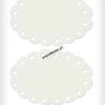 Etykieta samoprzylepna Titanum Craft-fun Craft-Fun Series etykiety dekoracyjne kolor: białe 80 mm x 53 mm (XBL03)