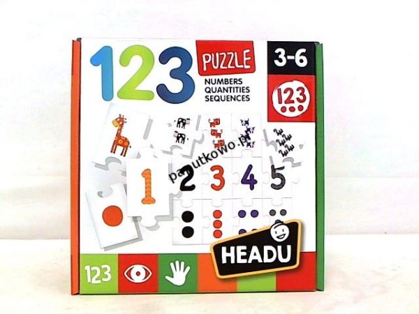 Puzzle Montessori puzzle cyferki 27 el. (21093)