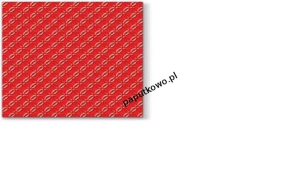 Serwetki Paw Inspiration Modern red kolor: czerwony 330 mm x 330 mm (SDL100003)