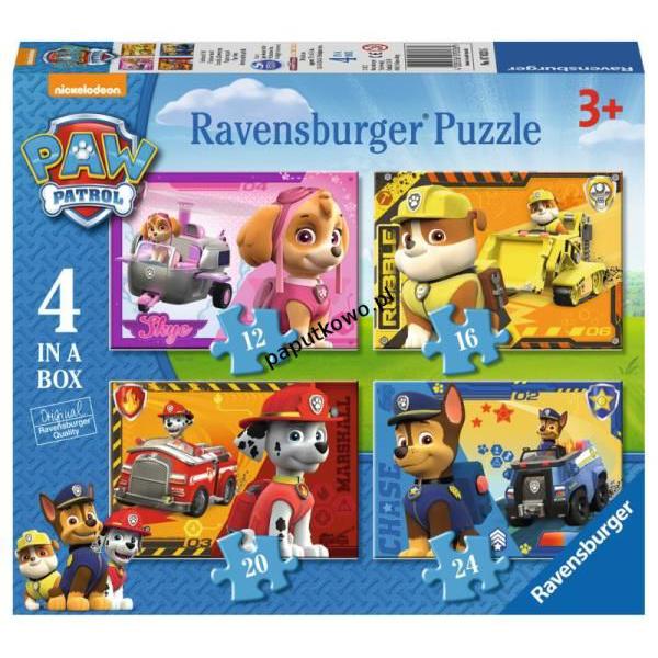 Puzzle Ravensburger 4w1 Psi Patrol 4w1 el. (070336)