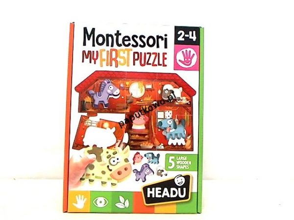 Gra edukacyjna Montessori moje pierwsze puzzle farma (20140)