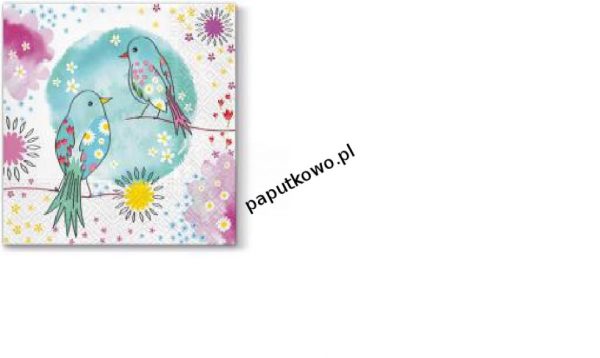 Serwetki Paw Lunch Welcome to Paradise kolor: mix nadruk 330 mm x 330 mm (SDL060100)