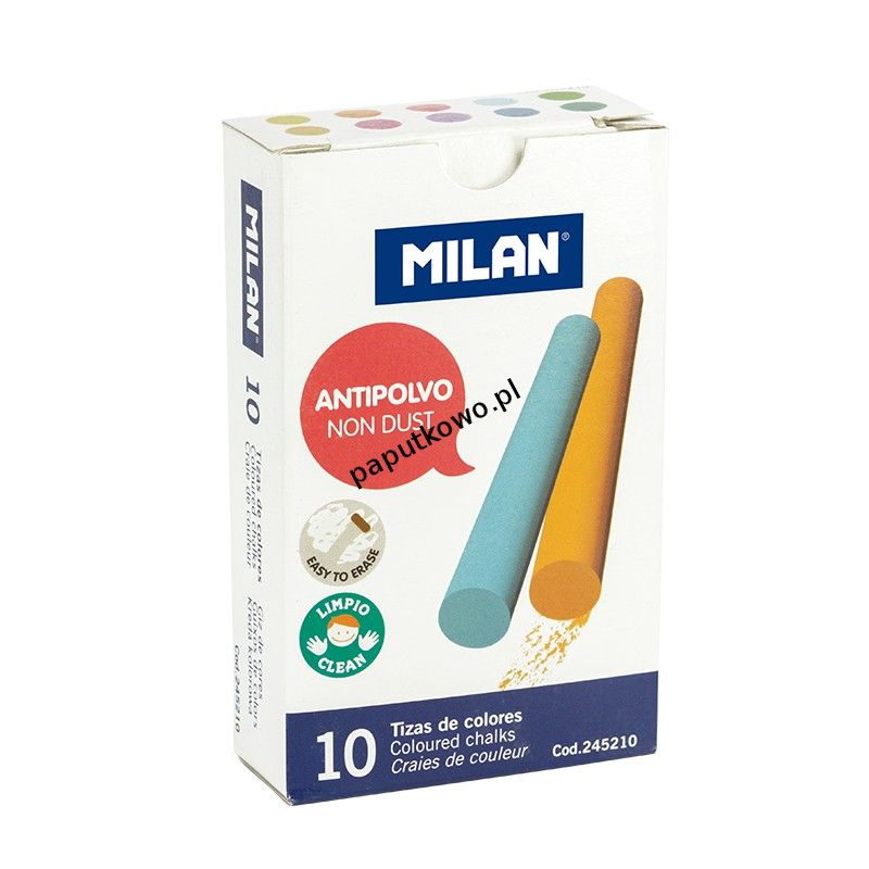 Kreda Milan kolor: mix 10 szt (245210)