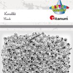 Koraliki Titanum Craft-fun Craft-Fun Series koraliki srebrne (XBL02) 1