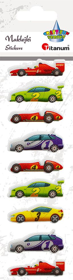 Naklejka (nalepka) Titanum Craft-fun Craft-Fun Series samochody (XPS22)