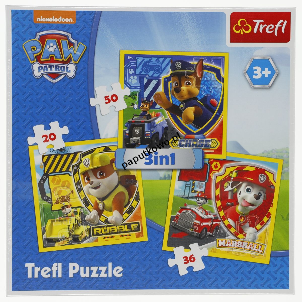 Puzzle Trefl paw patrol 3w1 (34839)