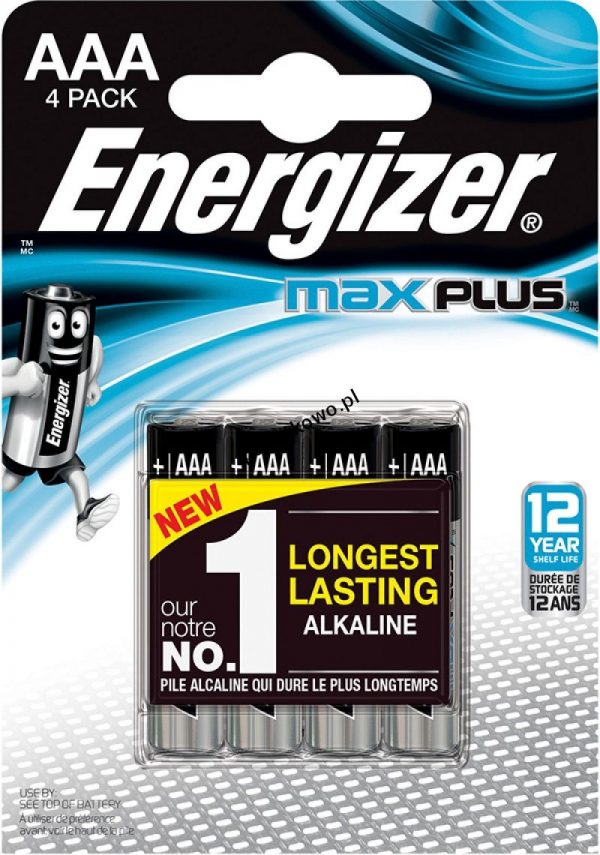 Bateria Energizer Max Plus LR03 (423051)