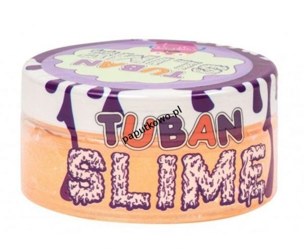 Zestaw kreatywny Tuban super slime 0,2kg brokat neon pomarańczowy 1 szt (3022)