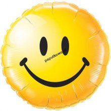 Balon foliowy usmiech żółty 18 cali 18cal (29632)