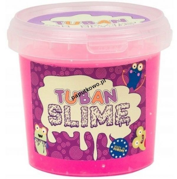 Zestaw kreatywny Tuban super slime 0,5kg brokat neon różowy 1 szt (3025)
