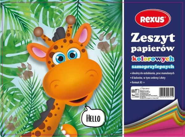Undulate Disappointed Inclined Zeszyt papierów kolorowych Rexus samoprzylepnych A5 8k » Paputkowo.pl
